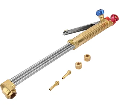 Produktbild von Edelstahl-Sauerstoff-Acetylen-Schneidbrenner Ausgeglichener Druck Handgriff Gasblasrohr 50cm