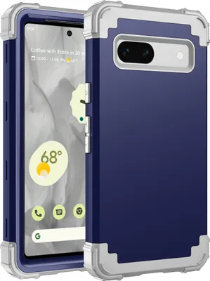 Immagine prodotto di Custodia per Google Pixel 7A Hybrid 3in1 PC e TPU antiurto, custodia resistente Blu