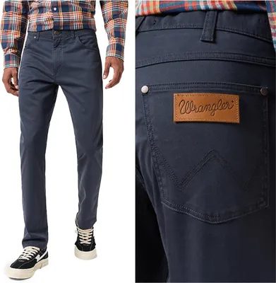 Produktbild von WRANGLER, Herren Jeanshosen, Slim fit, LARSTON, W36 L32, Blau, Jeans, baggyjeans, buggy