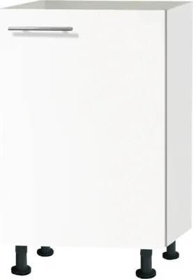 Produktbild von Optifit Spülenschrank Bengt932 BxTxH 50 x 58,4 x 87 cm weiß matt zerlegt Anschlag reversibel KFBE SPL506-8+