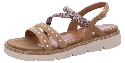 Produktbild von Sandalen mit Keilabsatz aus Leder
