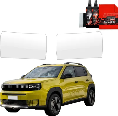 Produktbild von 2in1 Schutzfolie für Scheinwerfer - Fiat Grande Panda (2025) Grizz Protector