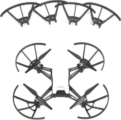 Obrázek produktu pro Ochranné kryty vrtulí – sada DJI Ryze Tello – 4 ks, černé