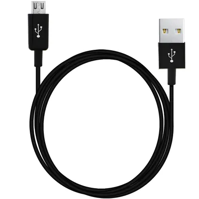 Obrázok produktu pre Nabíjací kábel USB na micro-USB (nabíjanie a synchronizácia) - 3 metre - čierny