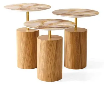 Produktbild von Couchtische Kaffeetische Beistelltische Designer Wohnzimmertisch 3 tlg.