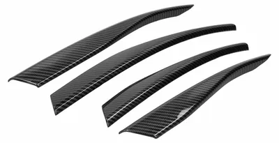Image de Ensemble de 4 caches pour les phares antibrouillard avant (aspect carbone) – compatible avec les modèles MK8 de 2020 à 2021