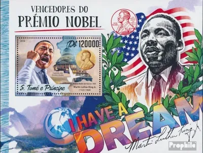 Produktbild von Briefmarken Sao Tome e Principe 2016 Mi Block 1244 (kompl. Ausgabe) postfrisch Nobelpreis