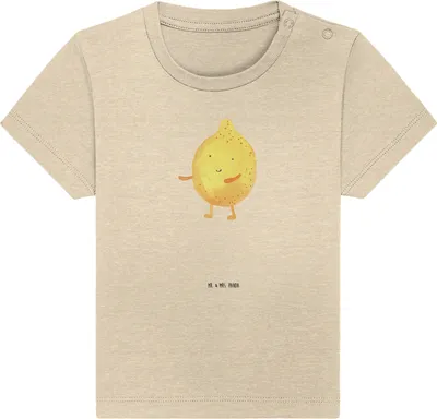 Produktbild von Mr. & Mrs. Panda Babyshirt Beste Freunde Zitrone 12. - 18. Monat - Natural Raw - Geschenk, , Lustige Sprüche, Kleinkind Shirt, Baby Kurzarmshirt, T-Shirt