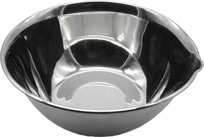 Produktbild von Edelstahl Schüssel 19cm Rührschüssel Salatschüssel Servierschüssel Schale Metall
