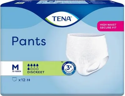 Image de Tena Pants Discreet Medium - 10 paquets de 12 protections