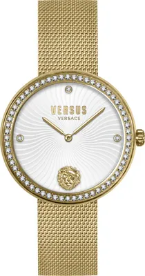 Produktbild von Versus by Versace Damen Armbanduhr Lea 35 mm Armband Edelstahl VSPEN3021