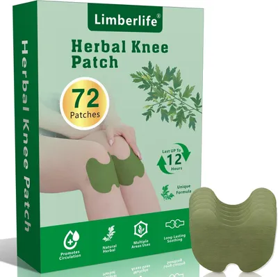 Produktbild von Wärmepflaster für die Knie, 72 Stück, natürliche Kräuter-Kniepflaster