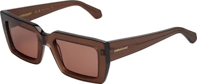 Image de FERRAGAMO SF1108S 232 TRANSPARENT BROWN 54/21/140 FEMALE Lunettes de soleil