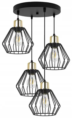 Productafbeelding van Hanglamp, plafondlamp, metalen kap, LED