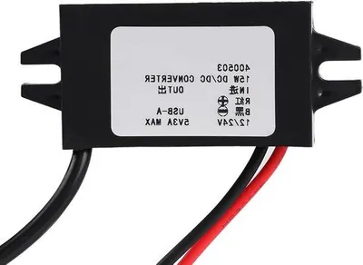 Obrázok produktu pre Prepojovací kábel 12 V/24 V na USB 5 V 3 A
