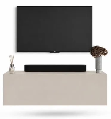 Produktbild von WEST TV-Lowboard 100 cm, wandhängend, mit Stauraum, Kaschmir