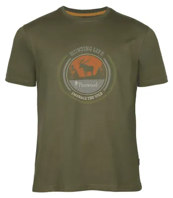 Zdjęcie produktu dla T-SHIRT PINEWOOD MOOSE 5466 - Oliwka Myśliwska -S