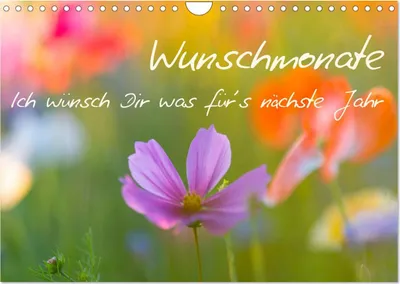 Produktbild von Wunschmonate (Wandkalender 2025 DIN A4 quer), CALVENDO Monatskalender