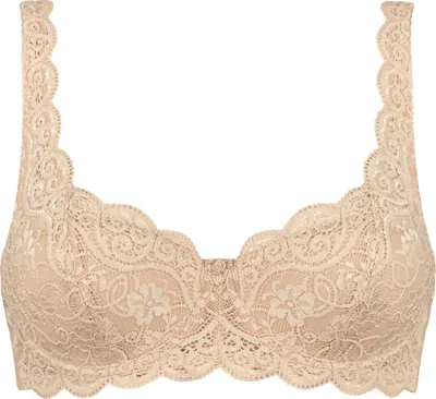Zdjęcie produktu dla Triumph Amourette 300, Miękka miseczka, Beżowy, Wzór, Skin, Damski, Kwiatowy wzór