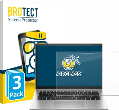 Produktbild von 3x BROTECT Schutzglas für HP Elite x360 1040 G10 2-in-1 Schutzfolie Panzer Folie Glas Display Schutz klar