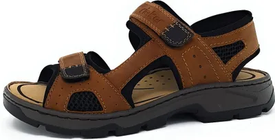 Produktbild von Rieker Herrenschuhe Sandalen Sandale Braun Freizeit, Schuhgröße:46 EU
