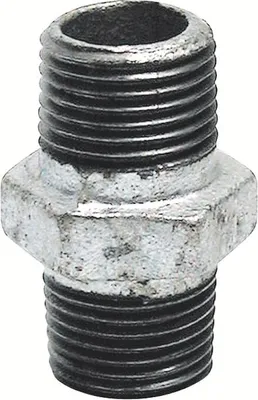 Image de Mamelon double no.280 galvanisé- en vrac- 1/2