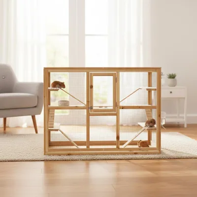 Obrázok produktu pre Klietka pre hlodavce XXL Klietka pre škrečky Villa Klietka pre myši Klietka pre malé zvieratá Klietka pre potkany