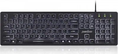 Obrázok produktu pre Perixx PERIBOARD-317 drôtová klávesnica, podsvietená, čierna