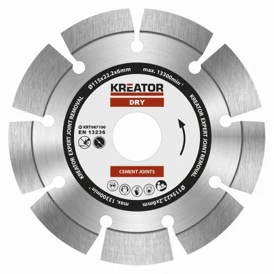 Obrázok produktu pre Diamantový brúsny kotúč ø 115 x 22,2 x 6 mm na suché brúsenie muriva