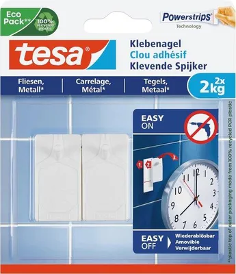 Produktbild von Klebepunkte für Fliesen & Metall, bis 2 kg Tragkraft, schadfrei