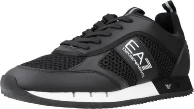 Zdjęcie produktu dla Sneakersy męskie Emporio Armani EA7 sportowe czarno-białe (X8X027-XK050-A120)