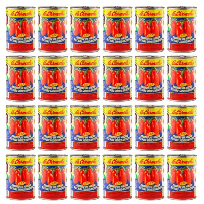 Produktbild von Pomodoro San Marzano 400g geschälte Tomaten - La Carmela