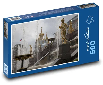 Obrázek produktu pro Puzzle 500 Petrohrad - Kaskáda Petrodvorec - martinpuzzle