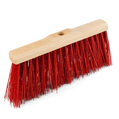 Obrázok produktu pre Upratovacia kefa a metla, 30 cm, červená, buk, hlava kefy bez násady, priemer 22 mm