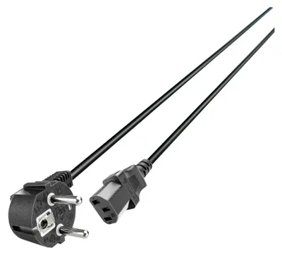 Produktbild von GRUNDIG Kaltgerätekabel, 2 m, schwarz
