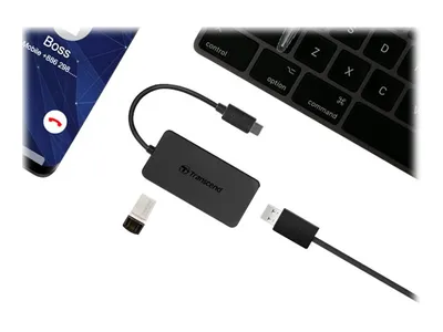 Obrázek produktu pro Transcend HUB2C - Hub - 4 x USB 3.1 Gen 1 - Desktop