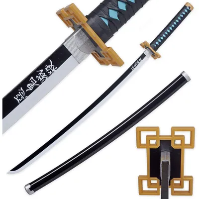 Produktbild von Bambus Schwert Katana 103cm Cosplay Anime Tokitou Muichirou Rollenspiel Deko Sammlung Geschenk