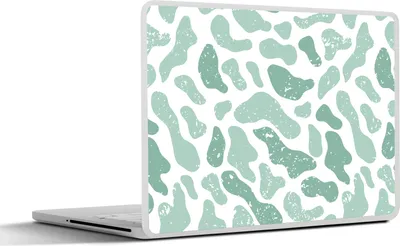 Produktbild von MuchoWow® Laptop Aufkleber Sticker Cover Abstrakt - Farbe - Muster - Grau - Tiermuster 40x30 cm - Laptop Dekoration - Selbstklebend