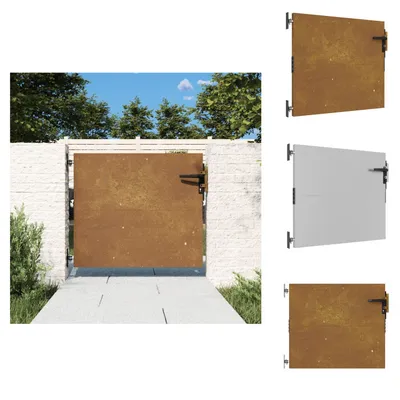 Produktbild von vidaXL Gartentor 85x75 cm Cortenstahl - Gartentore