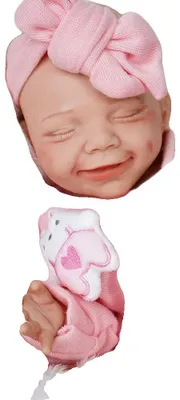 Produktbild von Wiedergeborene Puppe, realistisches Silikonmaterial, handgezogene Haare, Lovry