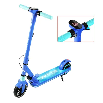 Produktbild von S3 Kinder-Elektroscooter, 130 W, 14 km/h, 70 kg, blau