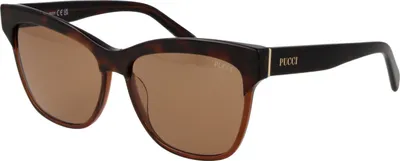 Produktbild von Pucci Sonnenbrille EP0198 56E 57 Damen Braun