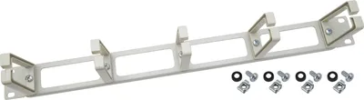 Produktbild von HMF 66455-07 Rangierpanel für Serverschrank, 19 Zoll, 1 HE, 5 Führungsbügel, Lichtgrau