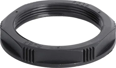 Imagen del producto de Tornillo hembra WISKA PG36x1,588 GPA-36, hexagonal, de poliamida (PA), color  intenso RAL 9005 - 1 unidad