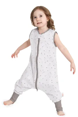 Immagine prodotto di Omgoods - Sacco nanna estivo per neonati con piedini, 0,5 Tog, 100% cotone, giallo
