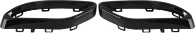 Produktbild von Auspuffblenden in glänzendem Schwarz, Ersatz für A B C E GLC CLS-Klasse W177 W247 W205 W213 X253 C257