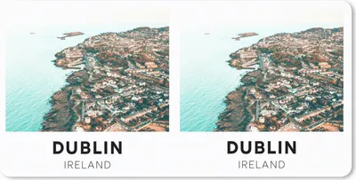 Produktbild von MuchoWow® Schreibtischunterlage Dublin - Irland - Wasser 80x40 cm - XXL Mauspad - Gaming Mauspad