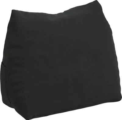 Image de vidaXL Coussin de dossier Noir 60 x 20 x 50 cm Tissu velours côtelé