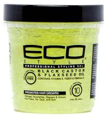 Obrázek produktu pro Eco Styler Černý ricinový a lněný olej 8oz