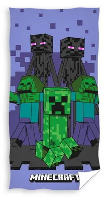 Produktbild von Minecraft Duschtuch Badetuch Strandtuch 70 x 140cm
